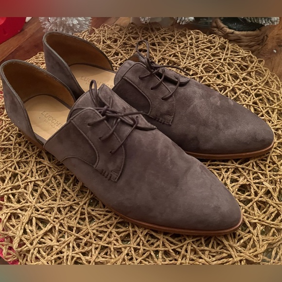 Women’s Suede Lucchese Flats Sz 8.5 - Picture 9 of 12